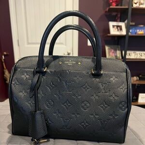 Louis Vuitton speedy leather bandslier
